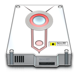 White HDD Icon 256x256 png